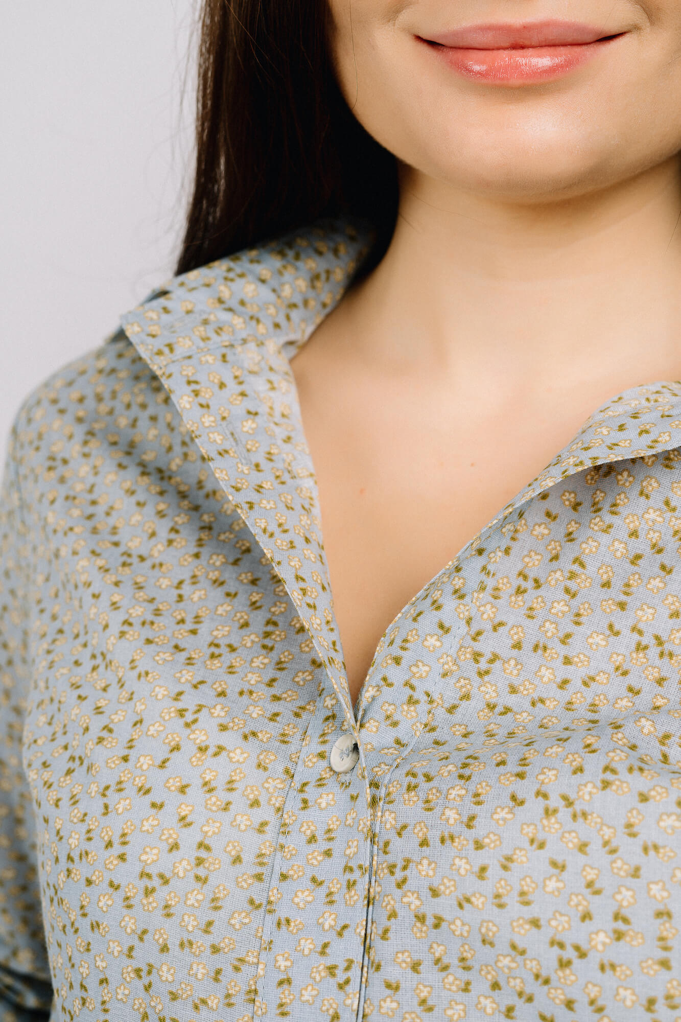 Women's Blouse With 3/4 Sleeve